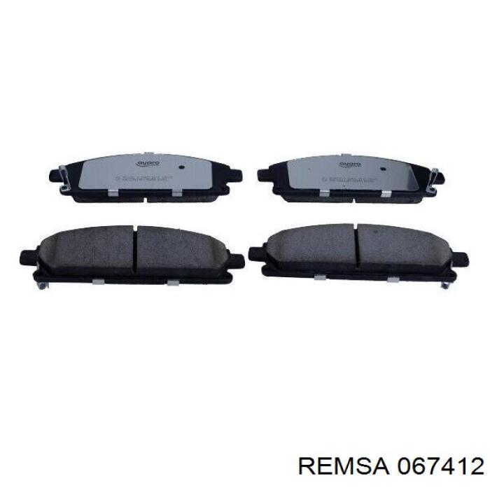 Гальмівні колодки Remsa 067412 ціна, від 26.58 USD