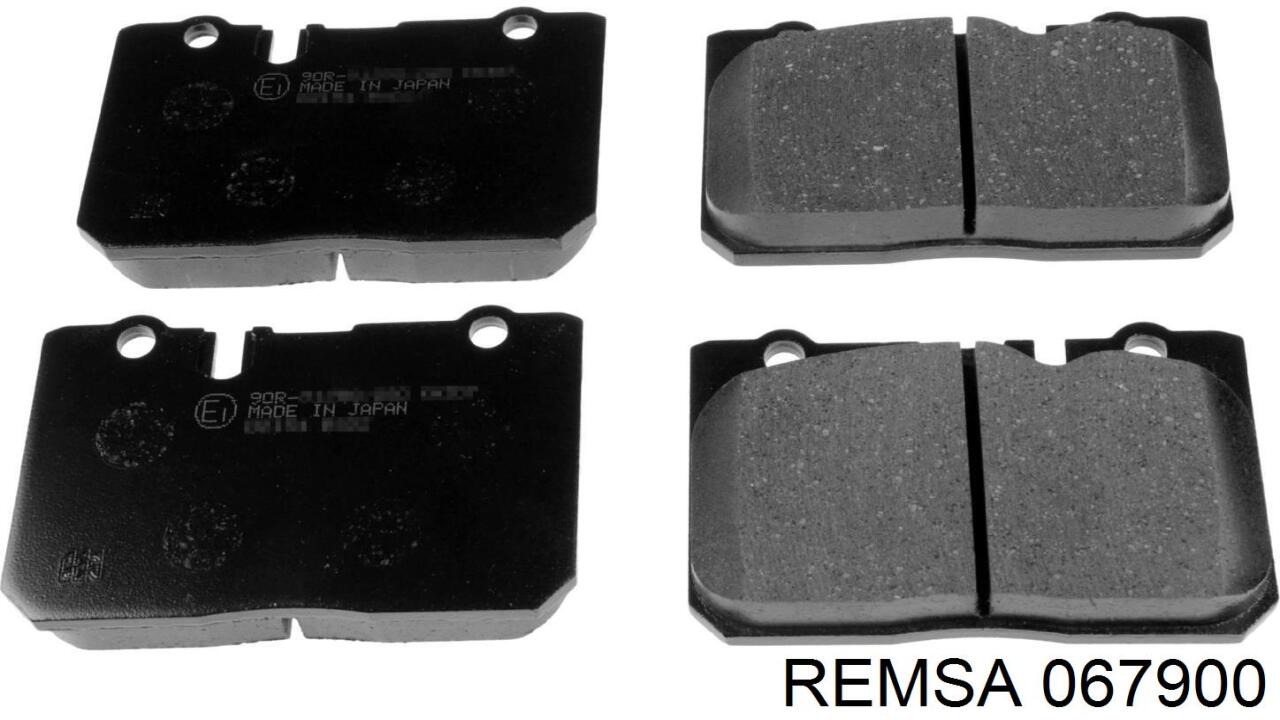 067900 Remsa колодки гальмівні передні, дискові