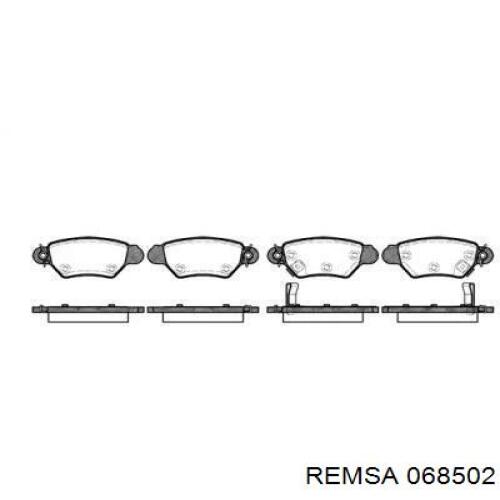 Задні дискові колодки Remsa 068502