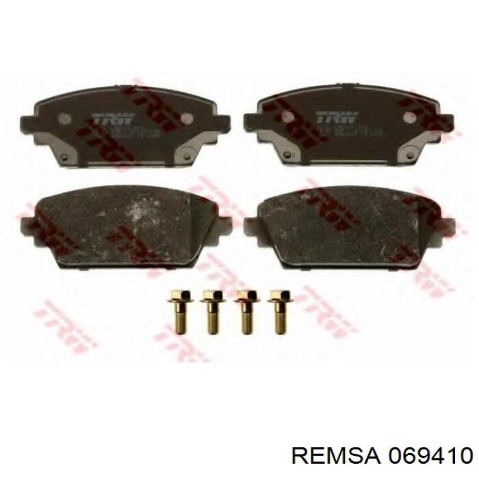 Передні тормозні колодки 069410 Remsa