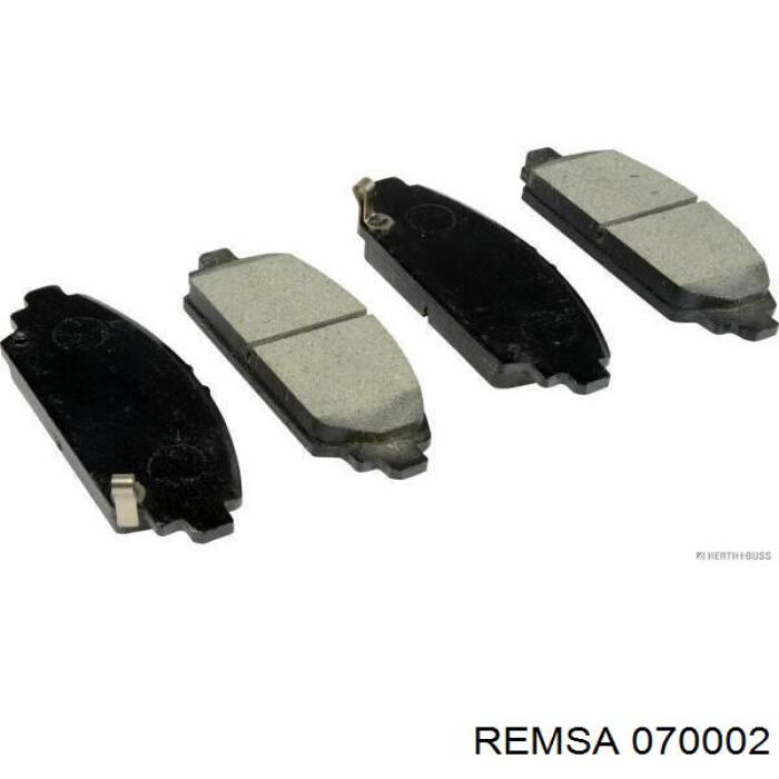 Тормозні колодки Remsa 070002