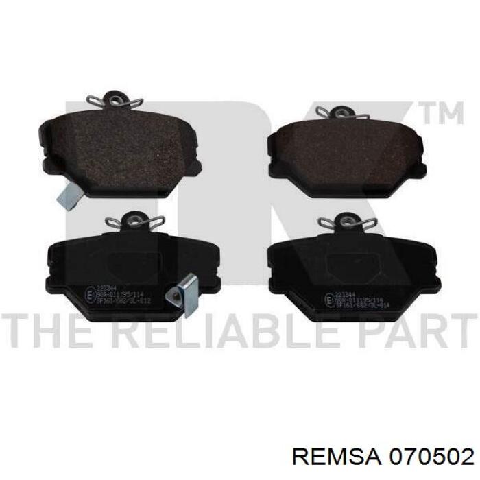 Гальмівні колодки Remsa 070502 ціна, від 25.66 USD