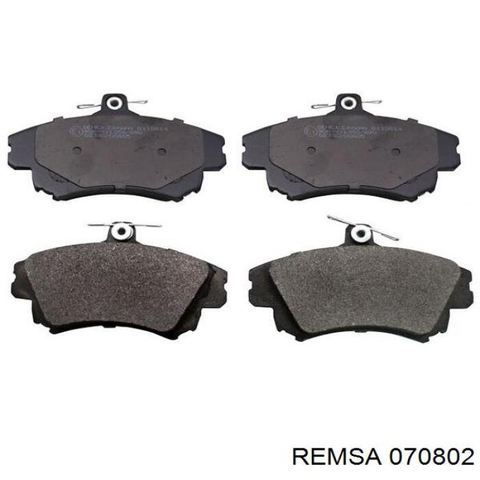 Тормозні колодки Remsa 070802