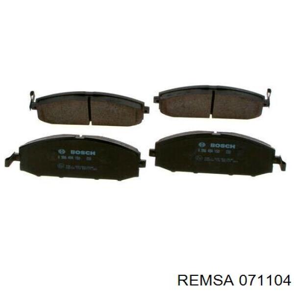 Передні тормозні колодки 071104 Remsa