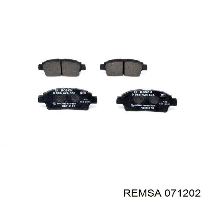 Тормозні колодки Remsa 071202