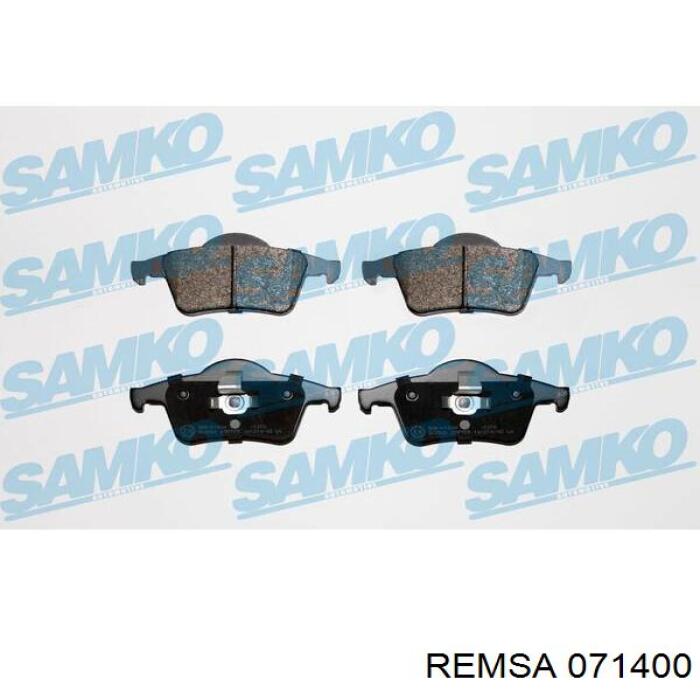 Задні гальмівні колодки 071400 Remsa