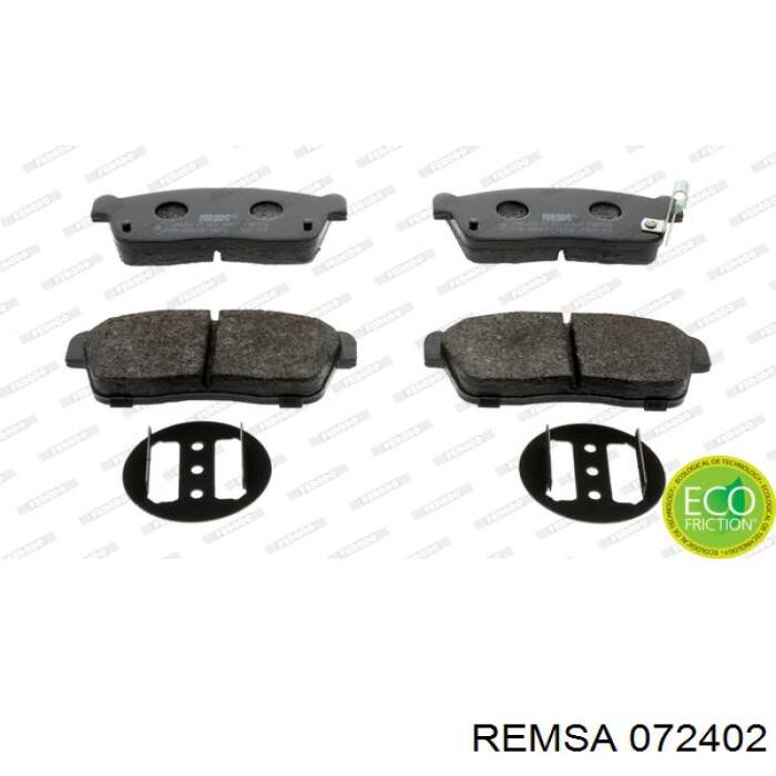 Передні тормозні колодки 072402 Remsa
