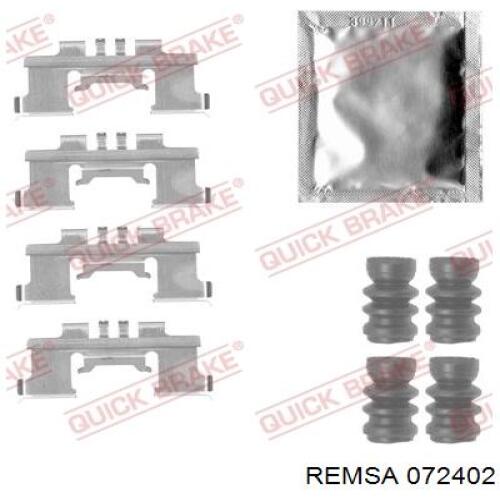 Тормозні колодки Remsa 072402