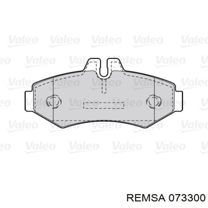 Купити 073300 Remsa Задні колодки