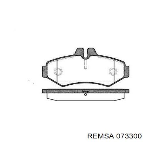 Задні дискові колодки Remsa 073300