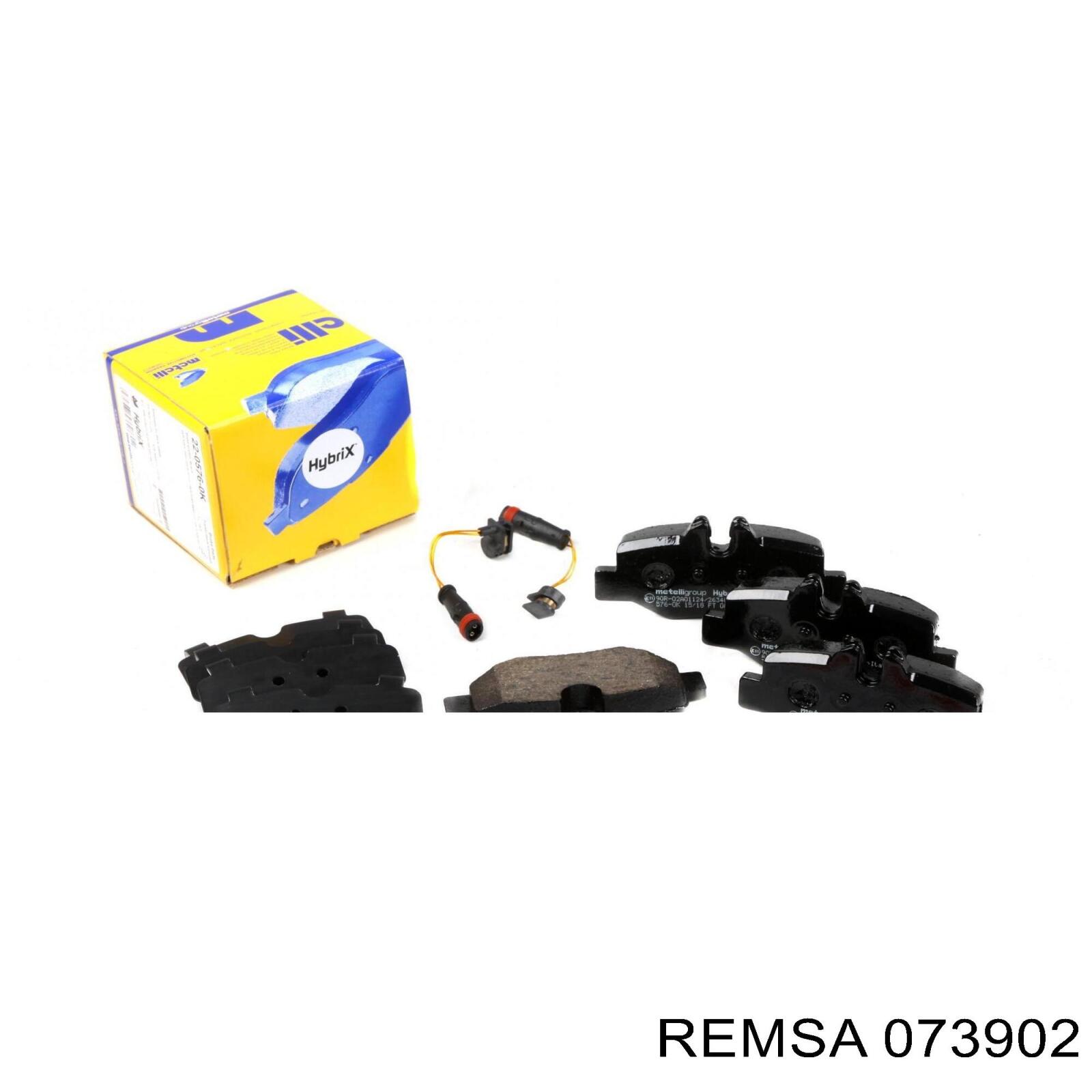 073902 Remsa Передні гальмівні колодки