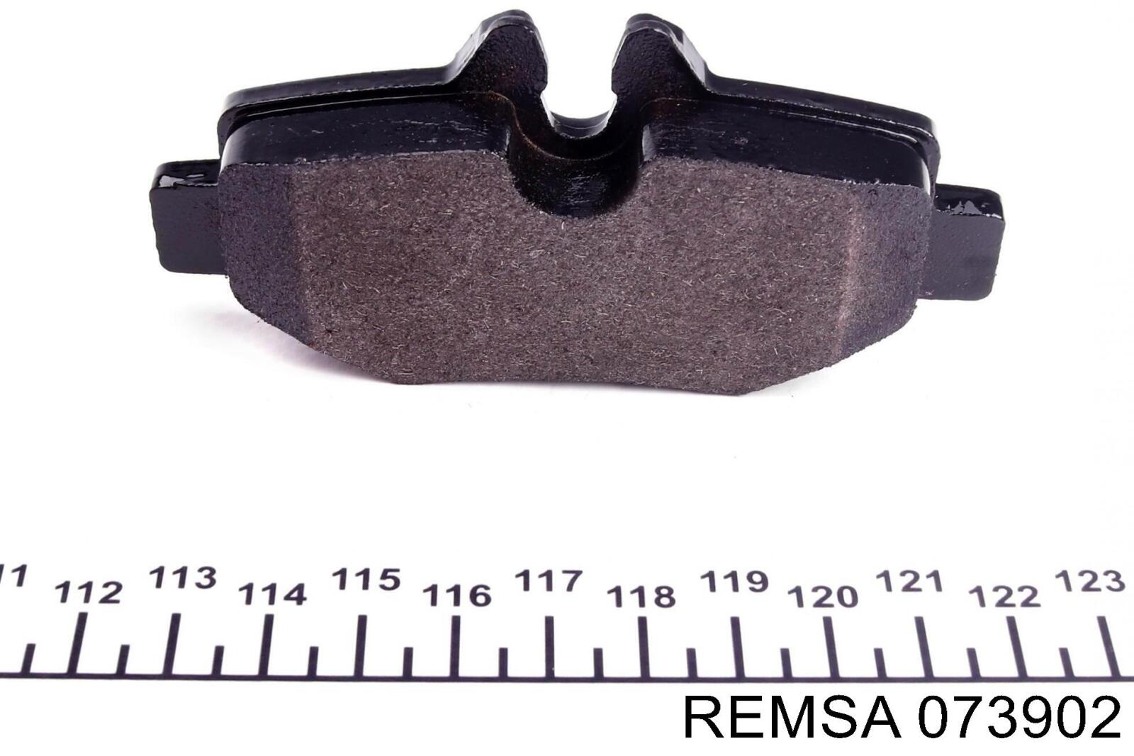 Гальмівні колодки Remsa 073902 ціна, від 21.51 USD