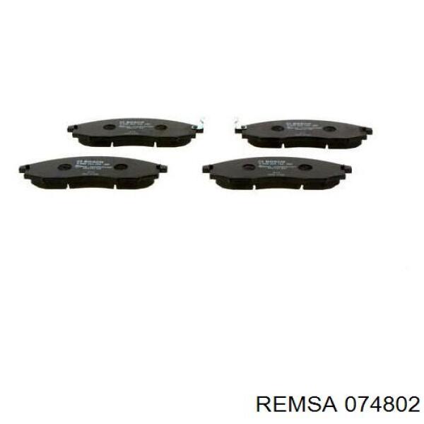 Купити 074802 Remsa Колодки гальмівні передні, дискові