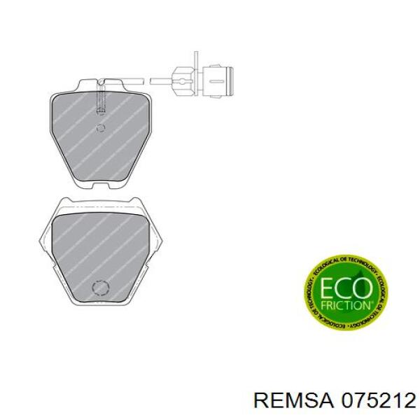 Гальмівні колодки Remsa 075212 ціна, від 44.76 USD