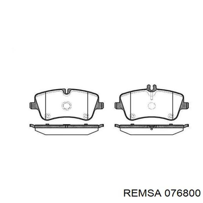 Купити 076800 Remsa Колодки гальмівні передні, дискові