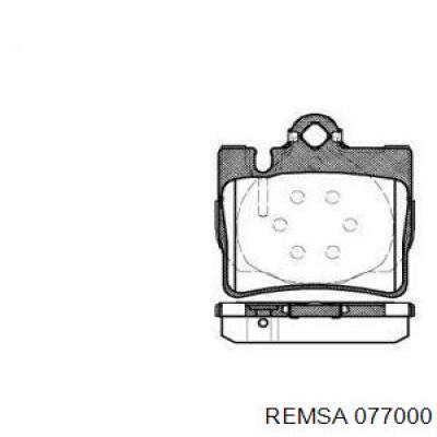 Задні гальмівні колодки Remsa 077000 ціна, від 27.63 USD