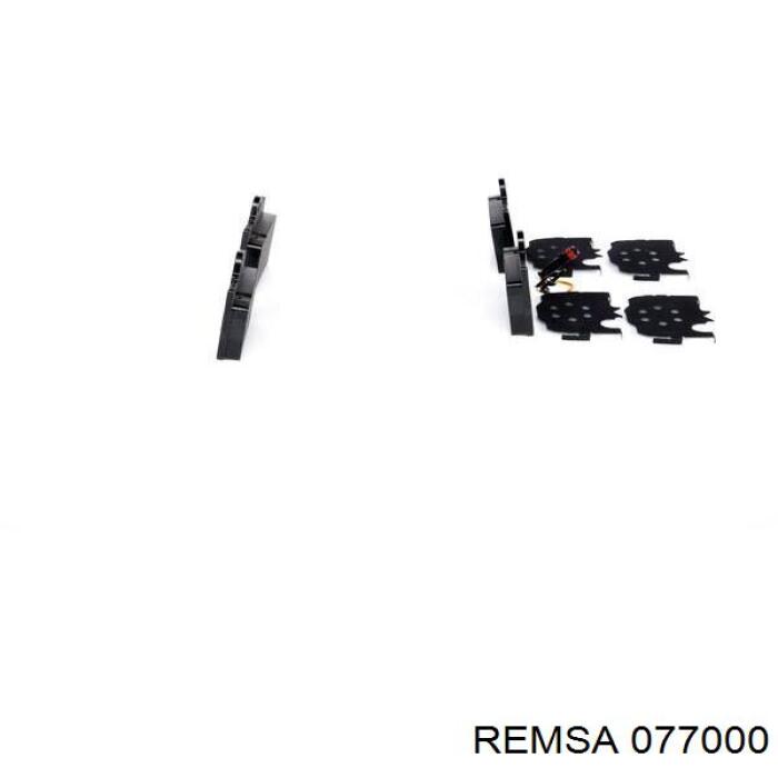 Задні дискові колодки Remsa 077000