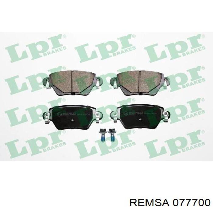 Купити 077700 Remsa Задні колодки
