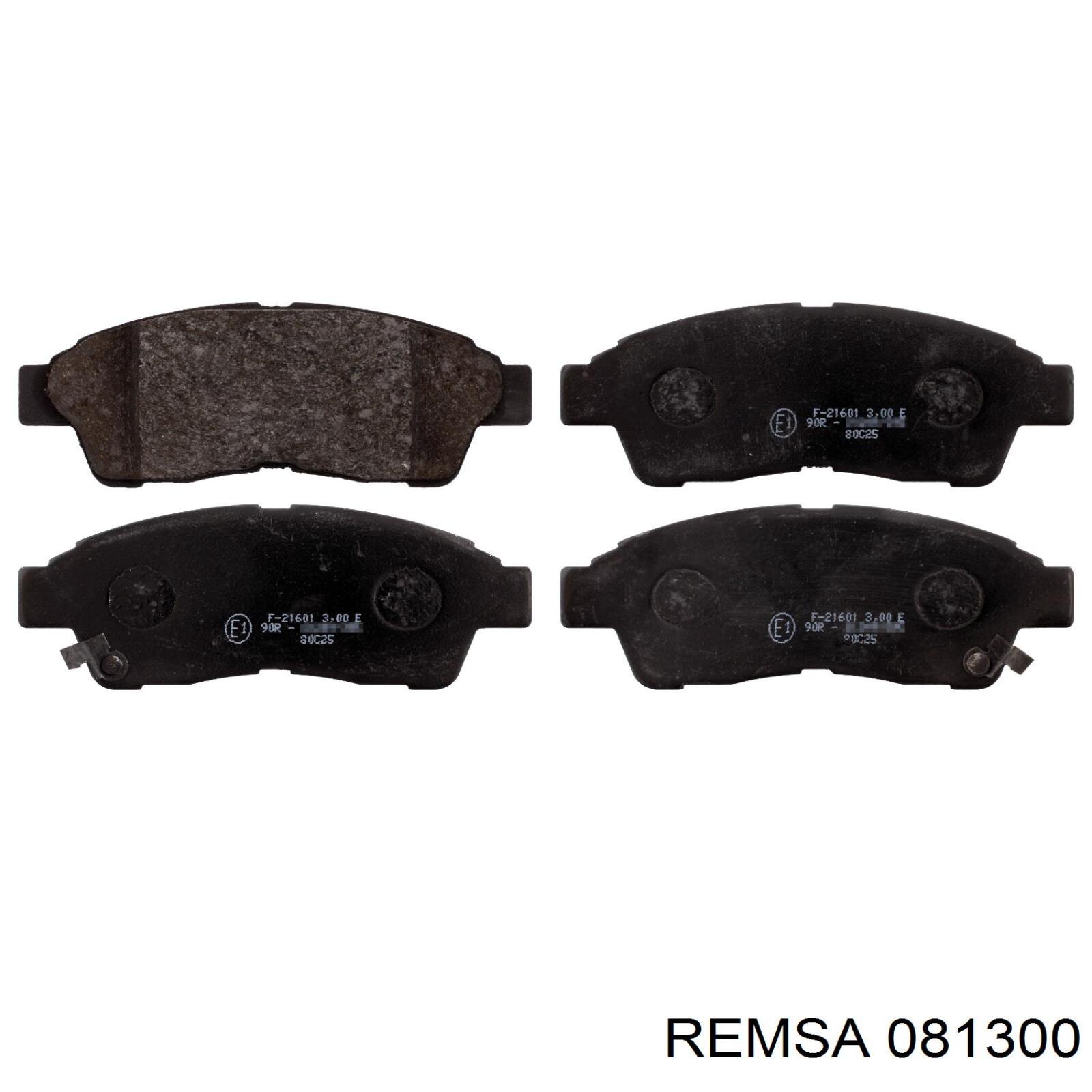Тормозні колодки Remsa 081300