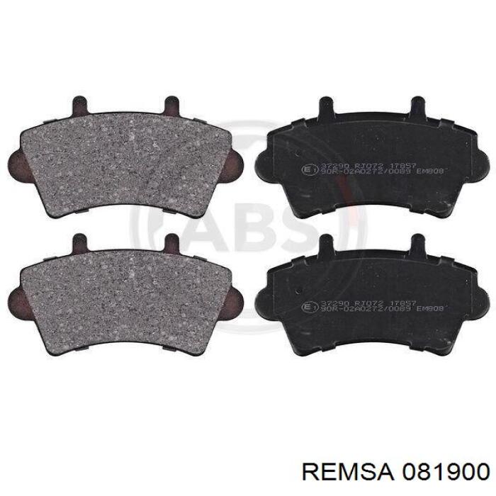 Тормозні колодки Remsa 081900