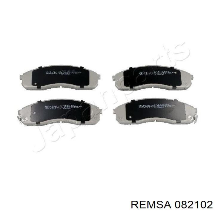 082102 Remsa колодки гальмівні передні, дискові
