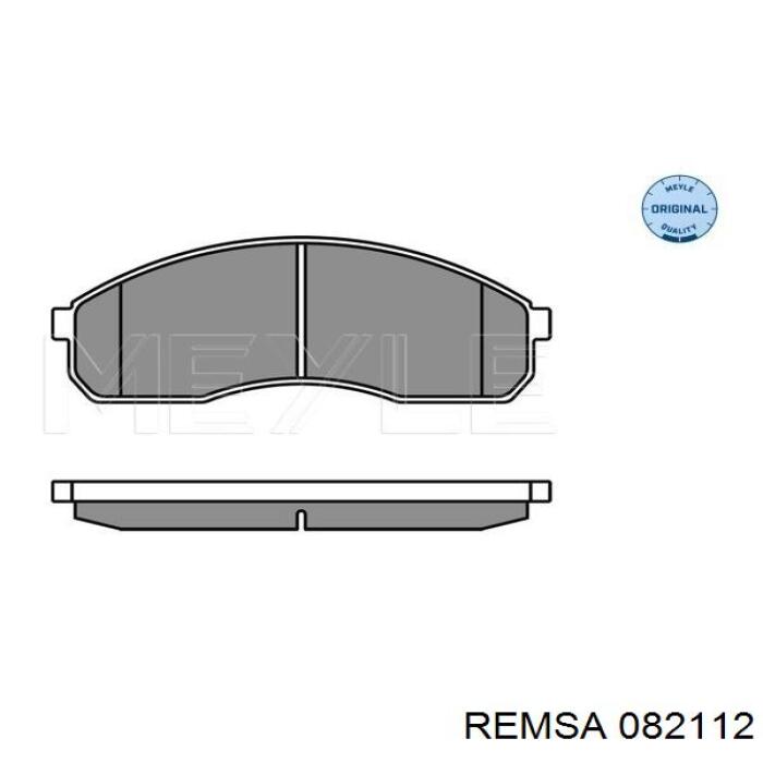 Купити 082112 Remsa Колодки гальмівні передні, дискові