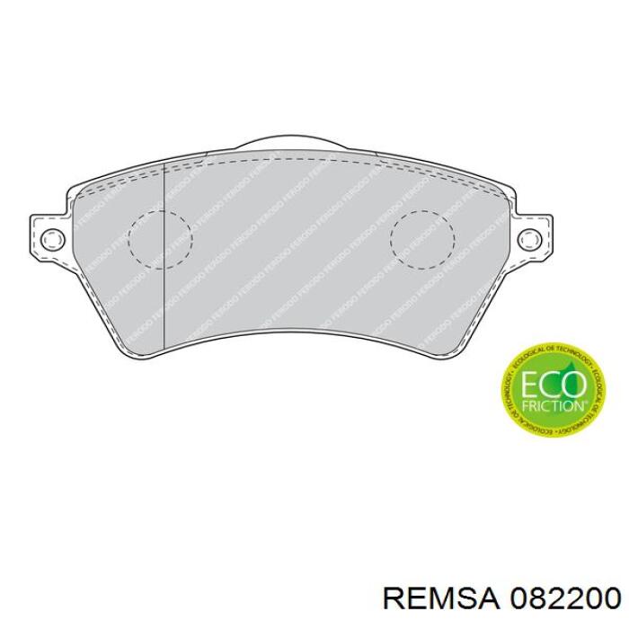 Гальмівні колодки Remsa 082200 ціна, від 30.32 USD