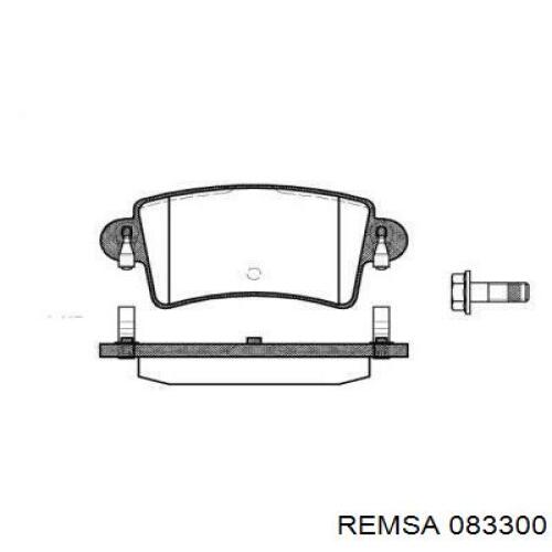 Задні гальмівні колодки Remsa 083300 ціна, від 17.25 USD