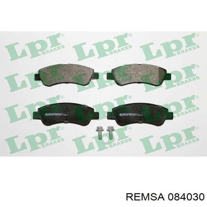 Передні тормозні колодки 084030 Remsa