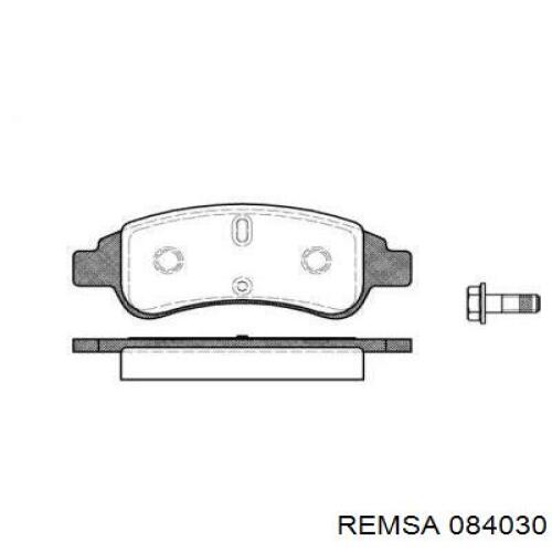 Тормозні колодки Remsa 084030