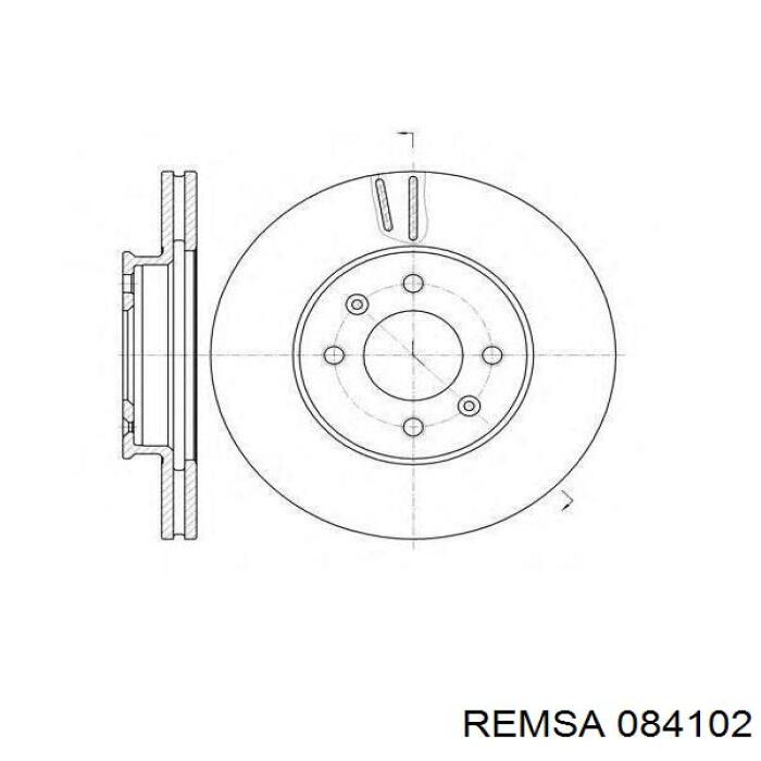 Гальмівні колодки Remsa 084102 ціна, від 18.79 USD