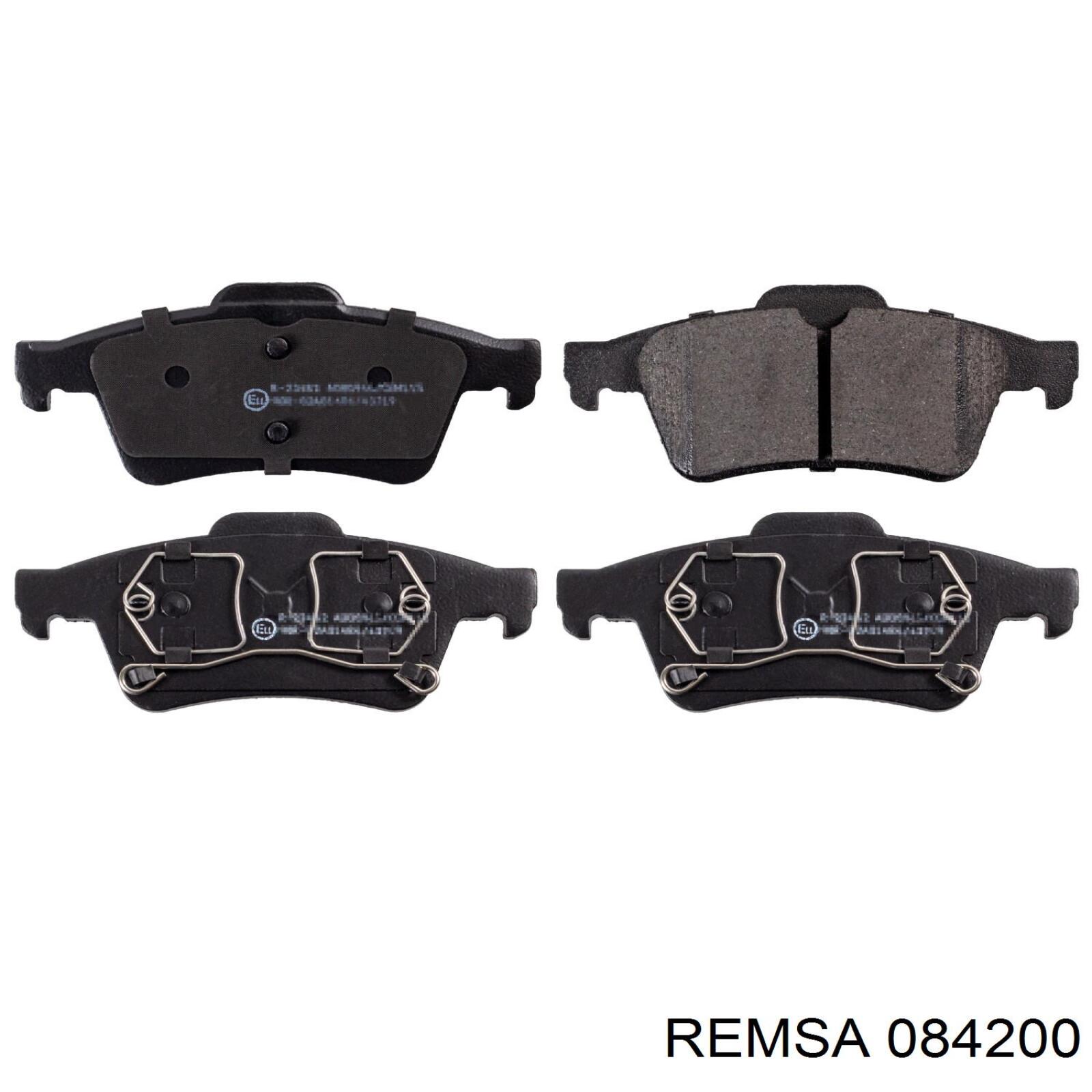 Задні гальмівні колодки Remsa 084200 ціна, від 17.92 USD