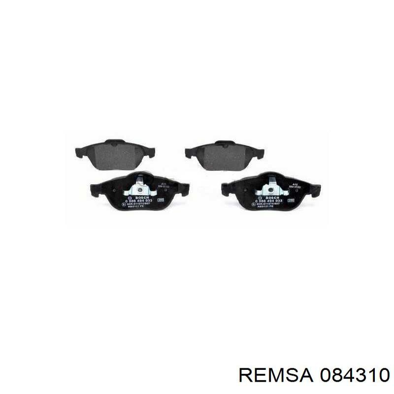 Купити 084310 Remsa Колодки гальмівні передні, дискові