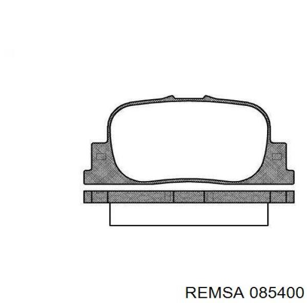 Купити 085400 Remsa Задні колодки