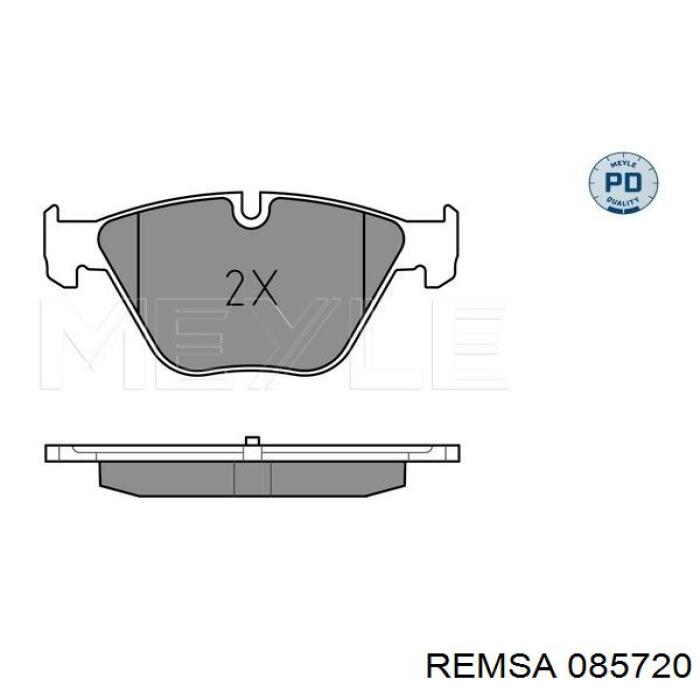 Гальмівні колодки Remsa 085720 ціна, від 34.02 USD