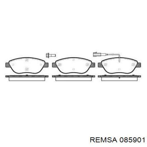 085901 Remsa колодки гальмівні передні, дискові