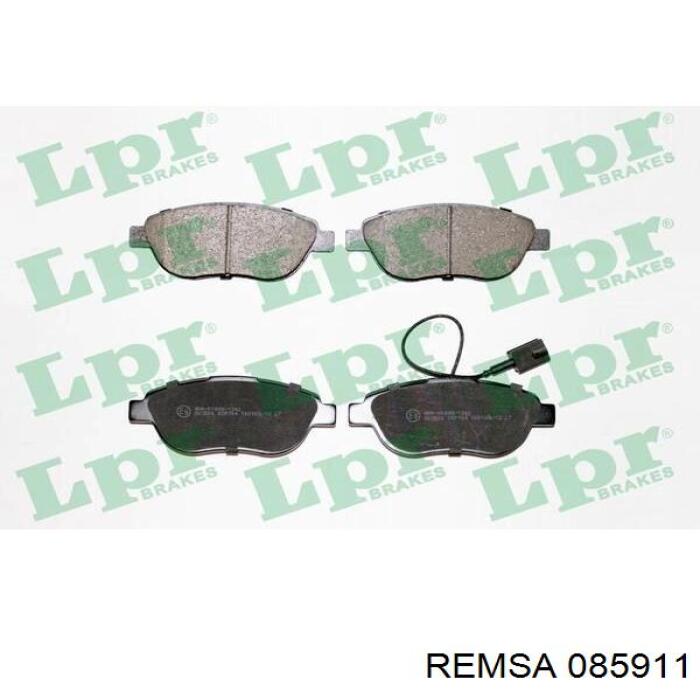 Передні тормозні колодки 085911 Remsa