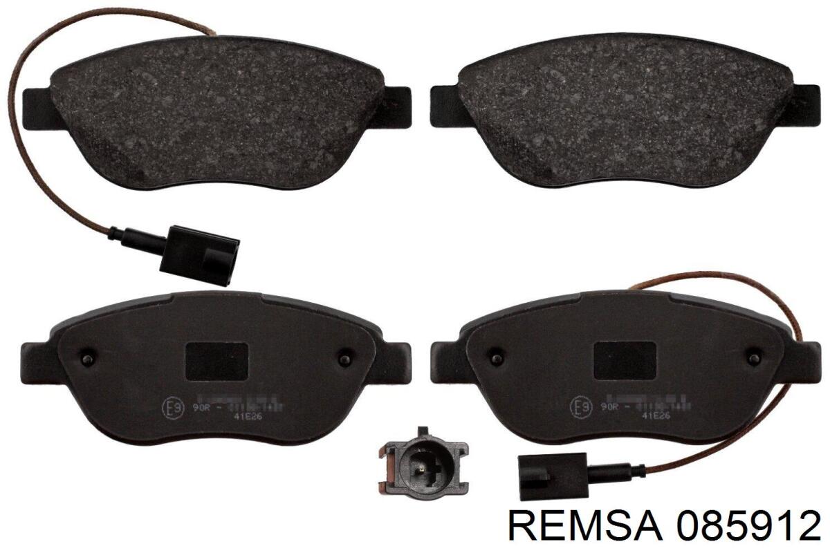 Гальмівні колодки Remsa 085912 ціна, від 28.02 USD