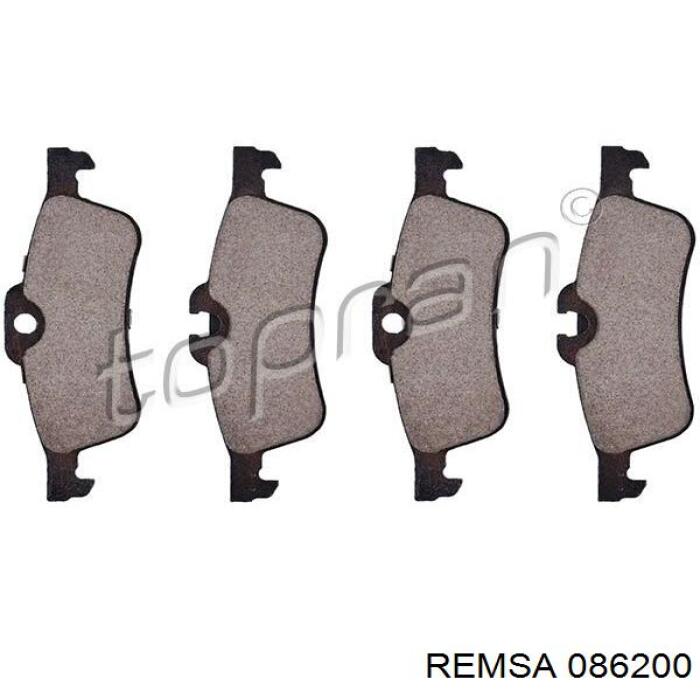 Задні гальмівні колодки Remsa 086200 ціна, від 29.18 USD