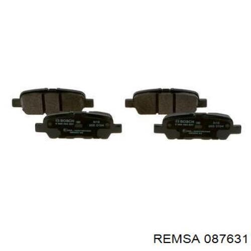Задні дискові колодки Remsa 087631