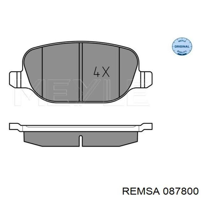 Задні гальмівні колодки Remsa 087800 ціна, від 29.11 USD