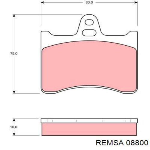 5SP391 Samko Колодки гальмівні задні, дискові