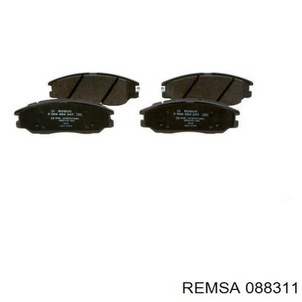 Задні гальмівні колодки Remsa 088311 ціна, від 21.63 USD