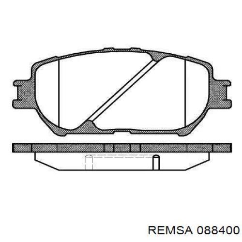 Купити 088400 Remsa Колодки гальмівні передні, дискові