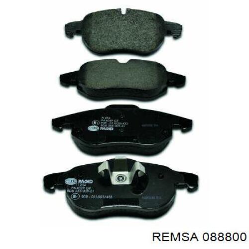 Купити 088800 Remsa Колодки гальмівні передні, дискові