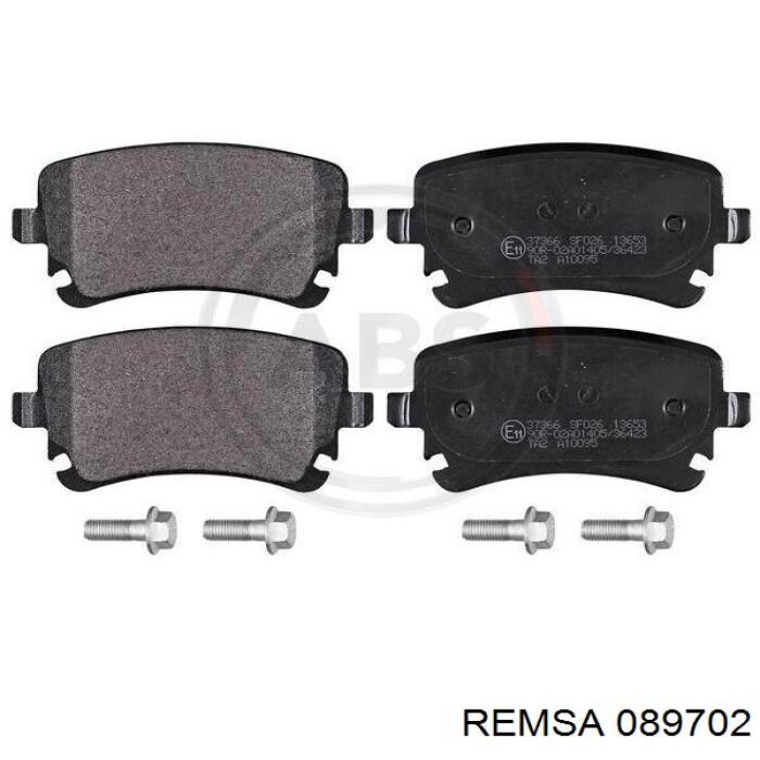 Задні гальмівні колодки 089702 Remsa