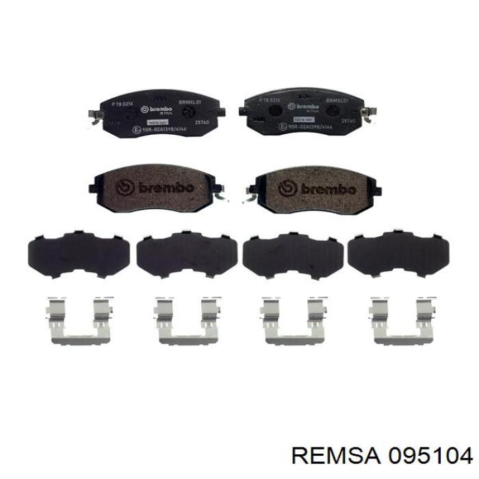 Гальмівні колодки Remsa 095104 ціна, від 37.51 USD