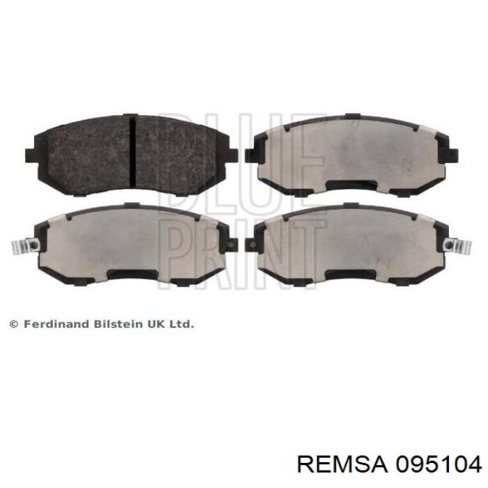 Купити 095104 Remsa Колодки гальмівні передні, дискові