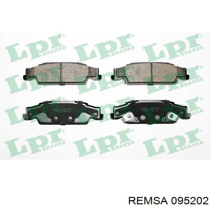 Задні гальмівні колодки Remsa 095202 ціна, від 36.94 USD