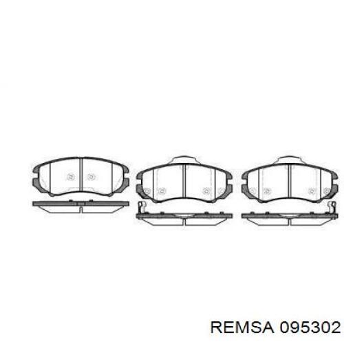 Купити 095302 Remsa Колодки гальмівні передні, дискові